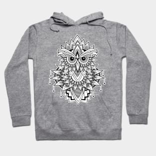 Mandala style owl Hoodie